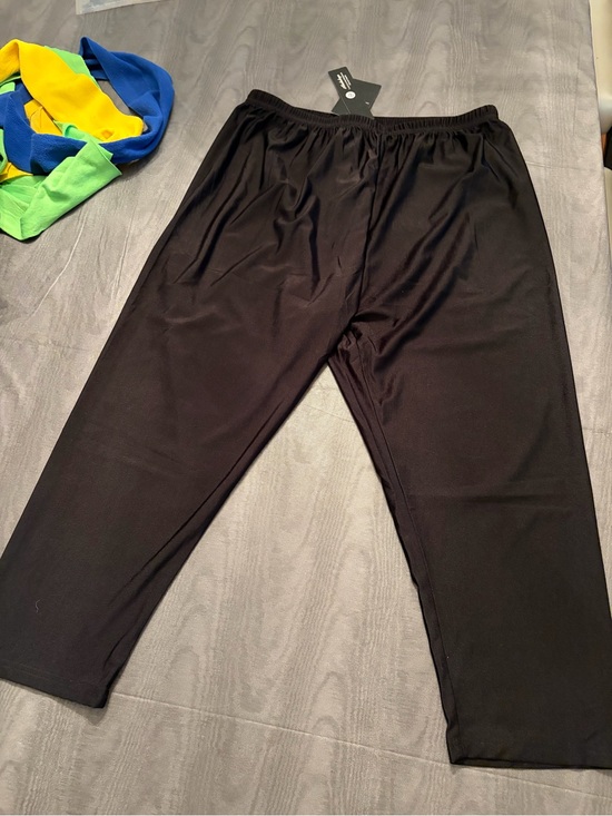 Ababalaya Other - Women's Black Elastic-Waist Swim Joggers